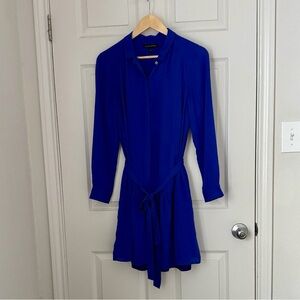 Banana Republic Royal Blue Long Sleeve Dress